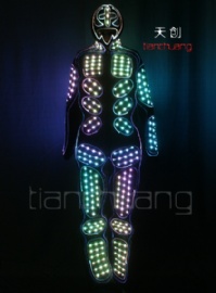 Full Color LED Costumes with Mask