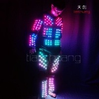 DMX 512 Controlled Full Color LED robot Costumes
