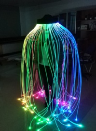 Swirled Full color LED Light up structure