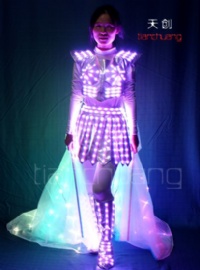 Programable Full Color LED Magic Fairy Outfit